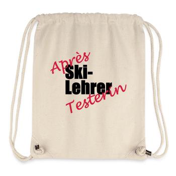 Apres Ski Lehrer Testerin - Stanley/Stella recycelter Gym Bag - Naturweiß - Vorne