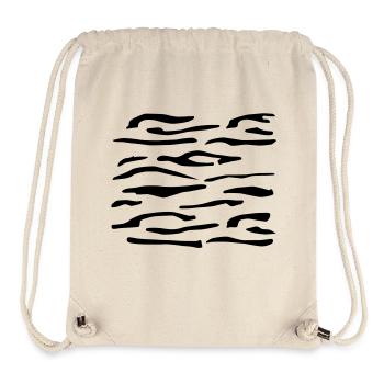 Tiger Stripes 2 - Stanley/Stella recycelter Gym Bag - Naturweiß - Vorne