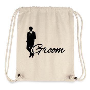 Groom - Stanley/Stella recycelter Gym Bag - Naturweiß - Vorne