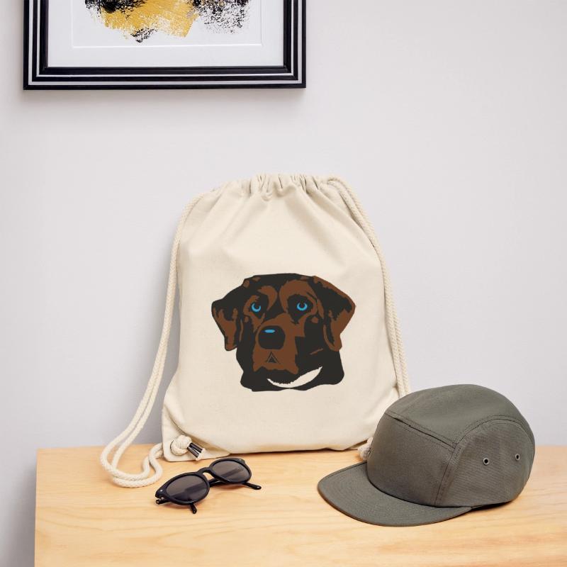 Labrador braun, blond oder schwarz Stanley/Stella recycelter Gym Bag