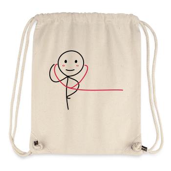 Together Forever (Motiv 2 von 2) (Boy) - Stanley/Stella recycelter Gym Bag - Naturweiß - Vorne