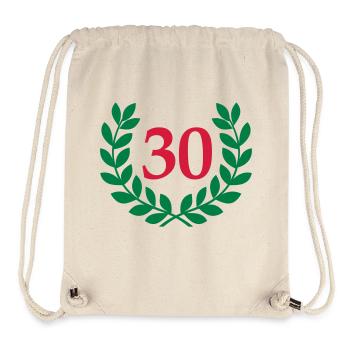 30 year anniversary - Stanley/Stella Recycled Gym Bag - natural - Front