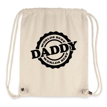 Worlds Best Daddy - Stanley/Stella Recycled Gym Bag - natural - Front