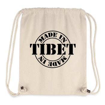 made in tibet m1k2 - Stanley/Stella Recycled Gym Bag - natural - Front