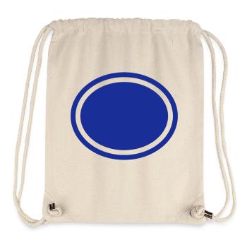 Ellipse, Background - Stanley/Stella Recycled Gym Bag - natural - Front