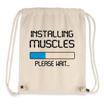 installing muscles - Stanley/Stella Recycled Gym Bag - natural - Front