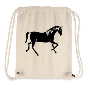 horse - Stanley/Stella recycelter Gym Bag - Naturweiß - Vorne