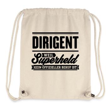 Superheld Dirigent - Stanley/Stella recycelter Gym Bag - Naturweiß - Vorne