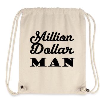 Million Dollar Man - Stanley/Stella recycelter Gym Bag - Naturweiß - Vorne