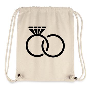 eheringe_f1 - Stanley/Stella recycelter Gym Bag - Naturweiß - Vorne