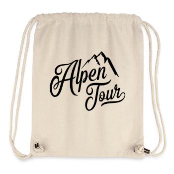 alpen tour - Stanley/Stella recycelter Gym Bag - Naturweiß - Vorne