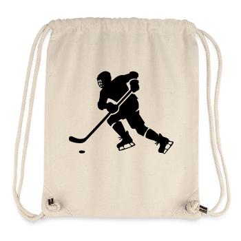 hockey - Sac à cordon recyclé Stanley/Stella - blanc naturel - Devant