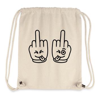 cheeky_fuck_of - Stanley/Stella recycelter Gym Bag - Naturweiß - Vorne