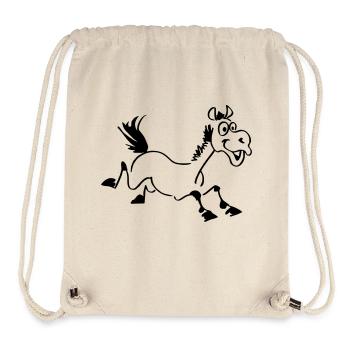 Cheval marrant - Sac à cordon recyclé Stanley/Stella - blanc naturel - Devant