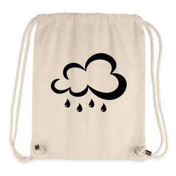 Rain cloud - Stanley/Stella Recycled Gym Bag - natural - Front