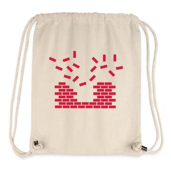 Wall Explosion - Stanley/Stella recycelter Gym Bag - Naturweiß - Vorne
