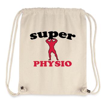 Super physio - Sac à cordon recyclé Stanley/Stella - blanc naturel - Devant