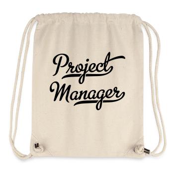 Chef de projet - Sac à cordon recyclé Stanley/Stella - blanc naturel - Devant