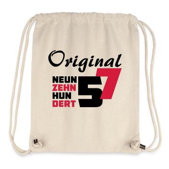 Original Jahrgang 1957 - Stanley/Stella recycelter Gym Bag - Naturweiß - Vorne