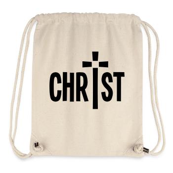Christ Kreuz - Stanley/Stella recycelter Gym Bag - Naturweiß - Vorne