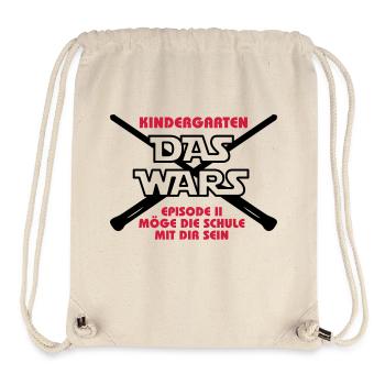 DAS WARS_v2 - Stanley/Stella recycelter Gym Bag - Naturweiß - Vorne