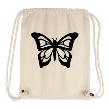 papillon - Sac à cordon recyclé Stanley/Stella - blanc naturel - Devant