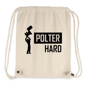polter hard - Stanley/Stella recycelter Gym Bag - Naturweiß - Vorne
