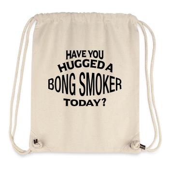 have you hugged a bong smoker today - Stanley/Stella Recycled Gym Bag - natural - Front