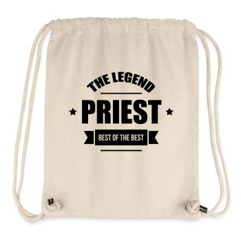 Priest Priester Prêtre Religion Cross Croix God - Stanley/Stella Recycled Gym Bag - natural - Front