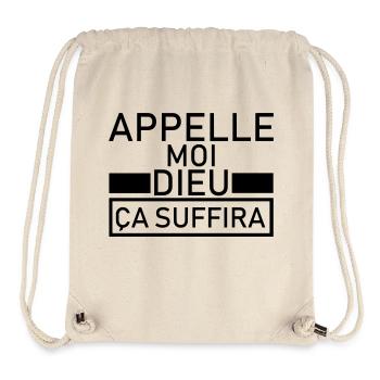appelle moi dieu ça suffira - Stanley/Stella Recycled Gym Bag - natural - Front