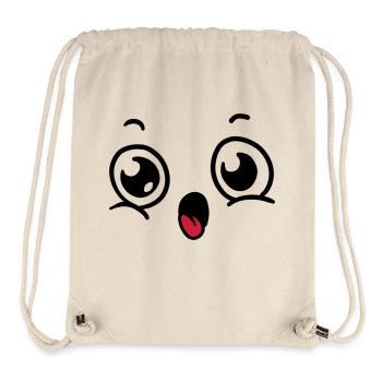 Face Costume - Stanley/Stella Recycled Gym Bag - natural - Front