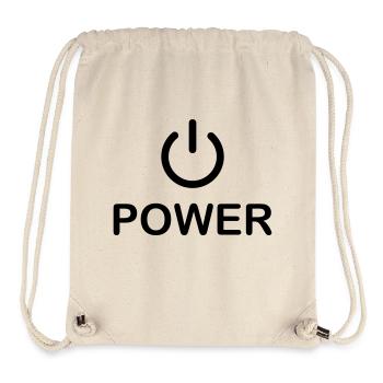 power_symbol - Stanley/Stella Recycled Gym Bag - natural - Front