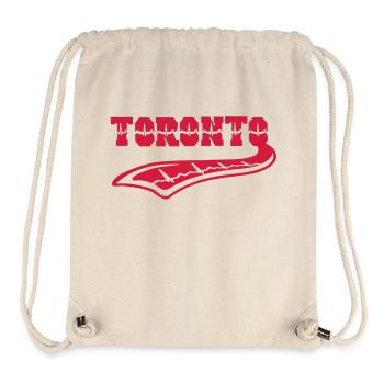 Toronto Pulse_Tattoo - Stanley/Stella recycelter Gym Bag - Naturweiß - Vorne