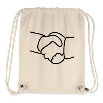 handshaking - Stanley/Stella Recycled Gym Bag - natural - Front