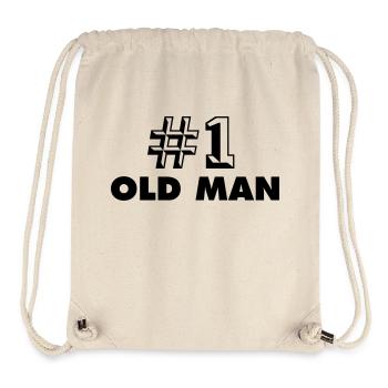 number one old man - Stanley/Stella Recycled Gym Bag - natural - Front