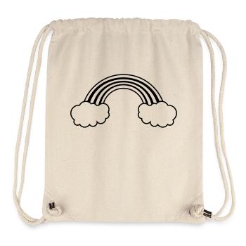 regenbogen - Stanley/Stella recycelter Gym Bag - Naturweiß - Vorne