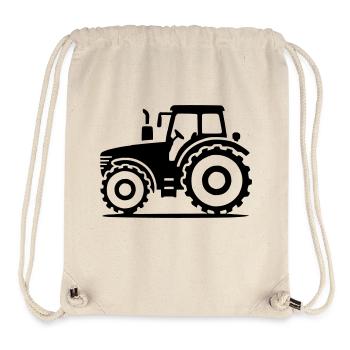 Tracteur - Sac à cordon recyclé Stanley/Stella - blanc naturel - Devant