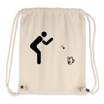 Beerpong #1 - Stanley/Stella recycelter Gym Bag - Naturweiß - Vorne