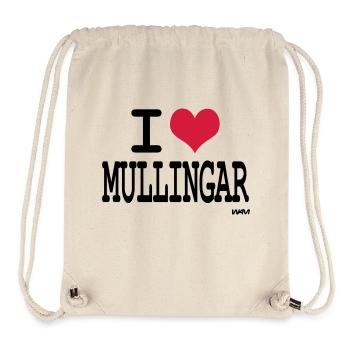 i love mullingar by wam - Stanley/Stella Recycled Gym Bag - natural - Front