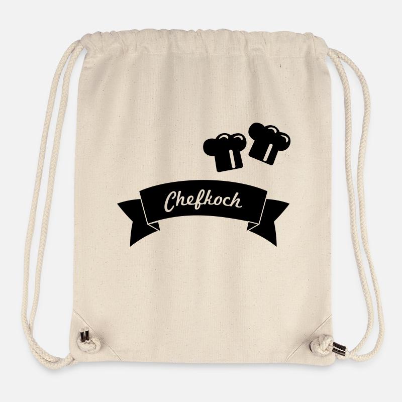 Cuisinier - Sac à cordon recyclé Stanley/Stella - blanc naturel