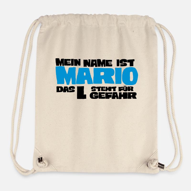 mario - Sac à cordon recyclé Stanley/Stella - blanc naturel