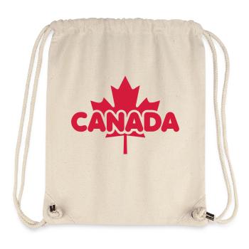 CANADA Maple Leaf - Stanley/Stella Recycled Gym Bag - natural - Front