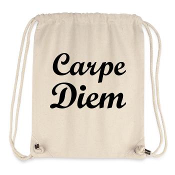 carpe diem philosophisches Zitat YOLO - Stanley/Stella recycelter Gym Bag - Naturweiß - Vorne