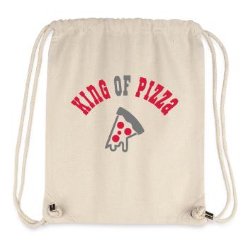 Ich liebe Pizza - Stanley/Stella recycelter Gym Bag - Naturweiß - Vorne
