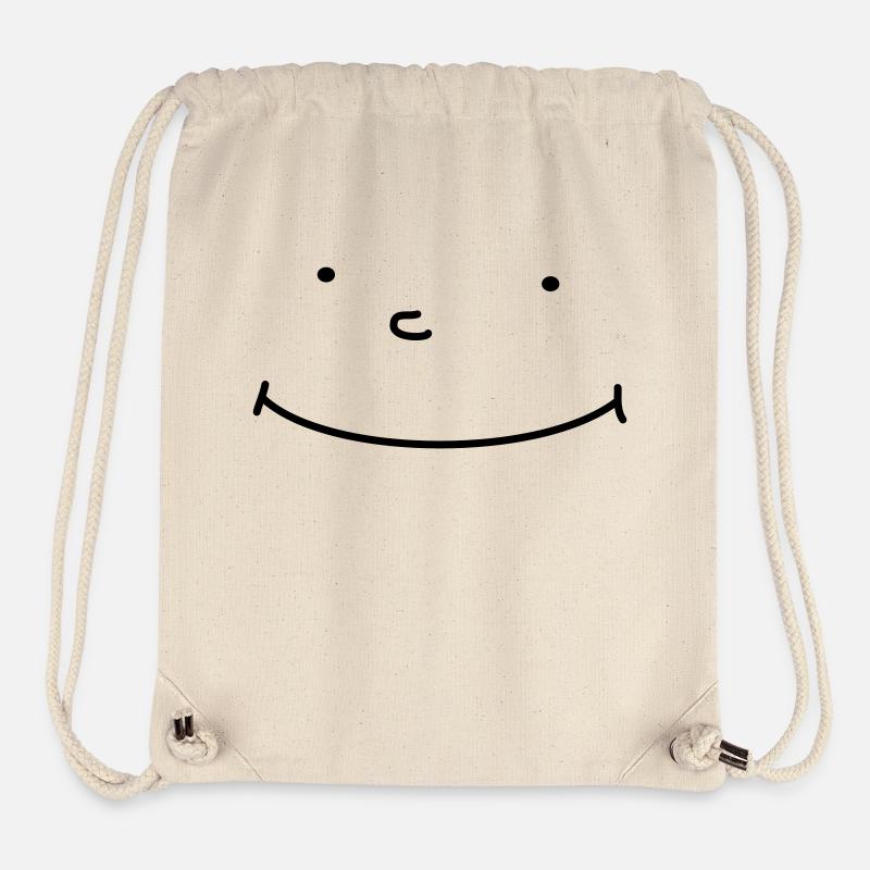 New Smiley - Stanley/Stella Recycled Gym Bag - natural