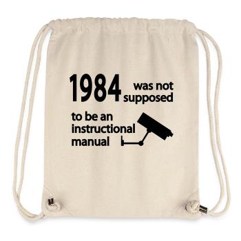 1984 - Stanley/Stella recycelter Gym Bag - Naturweiß - Vorne
