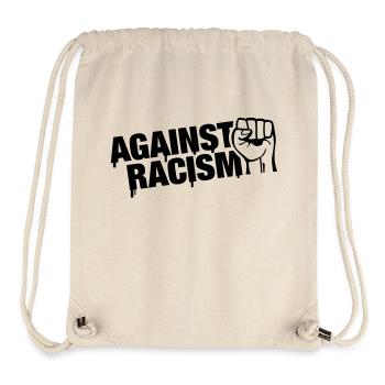 against_racism__f1 - Stanley/Stella Recycled Gym Bag - natural - Front