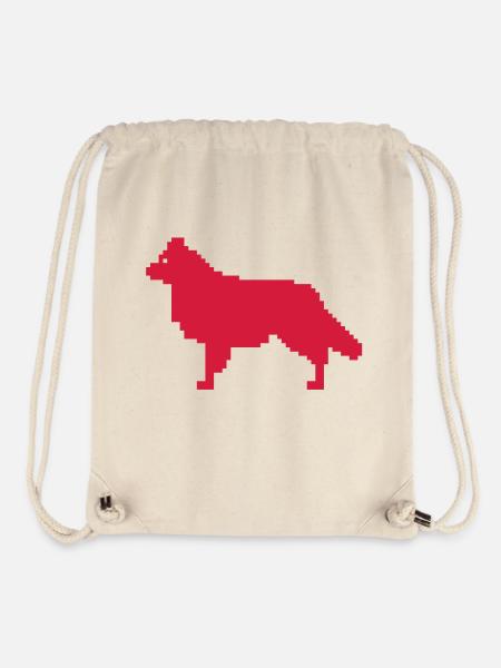 Australian Shepherd mit Rute - Stanley/Stella Recycled Gym Bag - natural