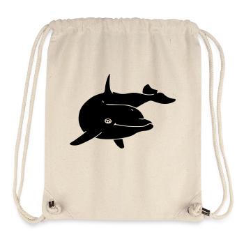 dolphin - Stanley/Stella recycelter Gym Bag - Naturweiß - Vorne