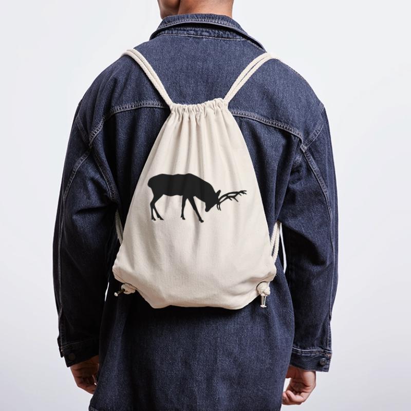 hirsch - geweih - jagd - jäger Stanley/Stella recycelter Gym Bag